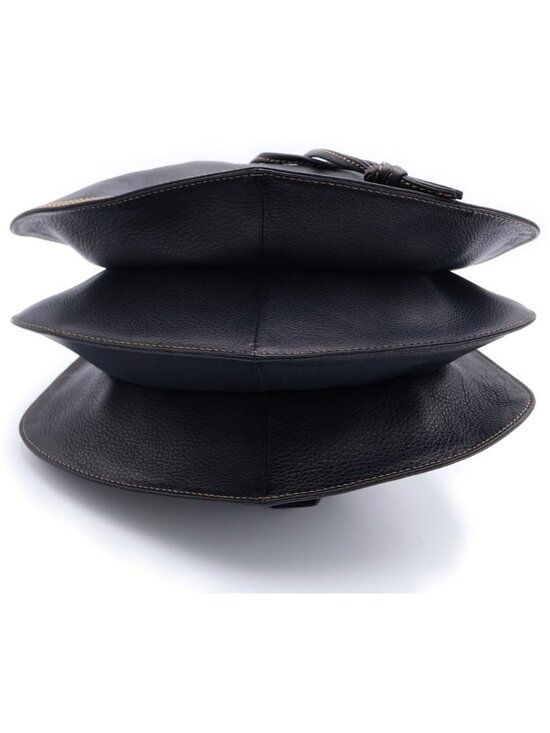 Loewe Anagram Leather Backpack Black Gold main image 5